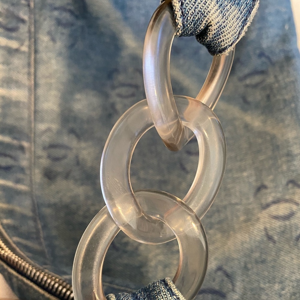 CHANEL denim CC shoulder bag - Picture 6 of 9